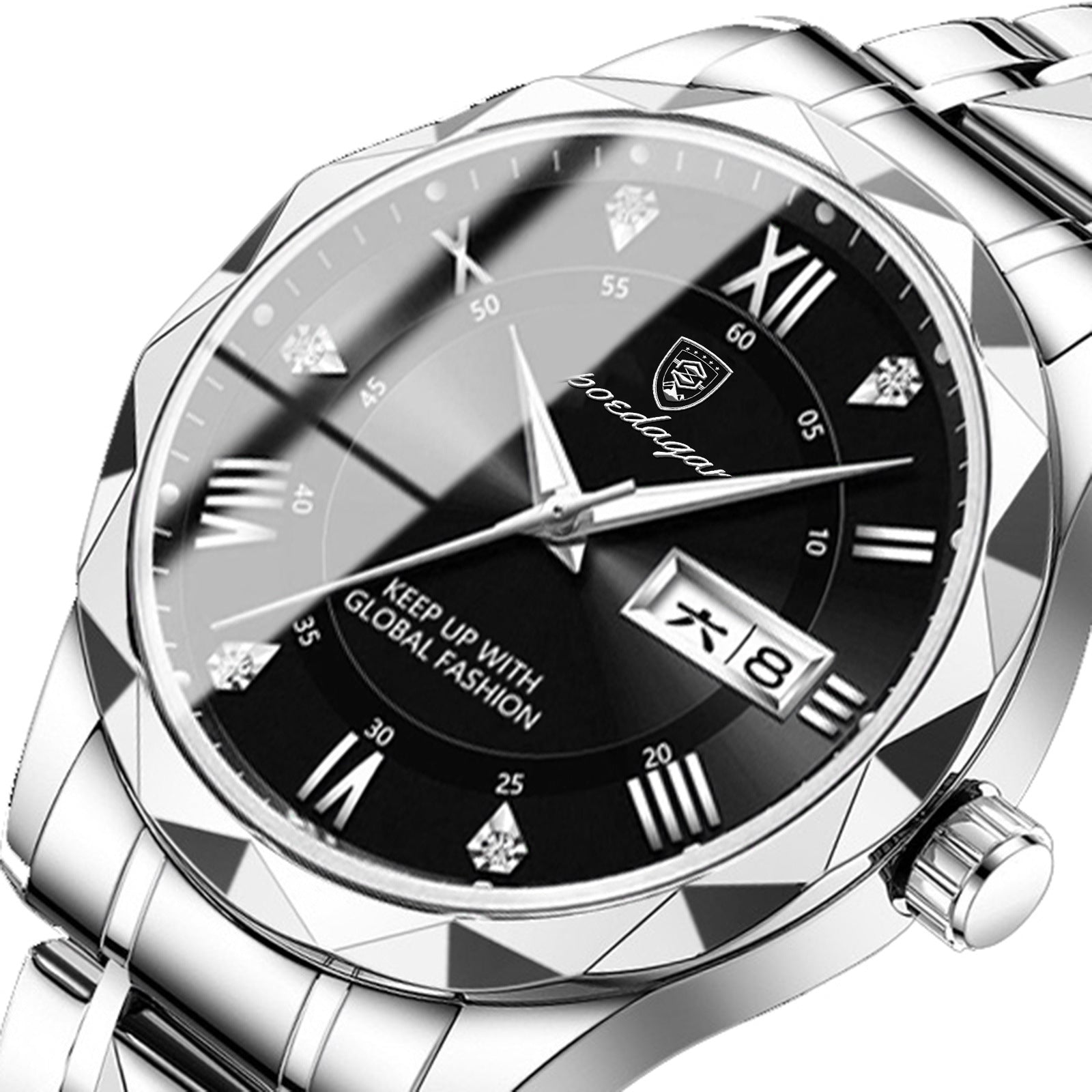 Swiss Brand Waterproof Luminous Men's Quartz Watch