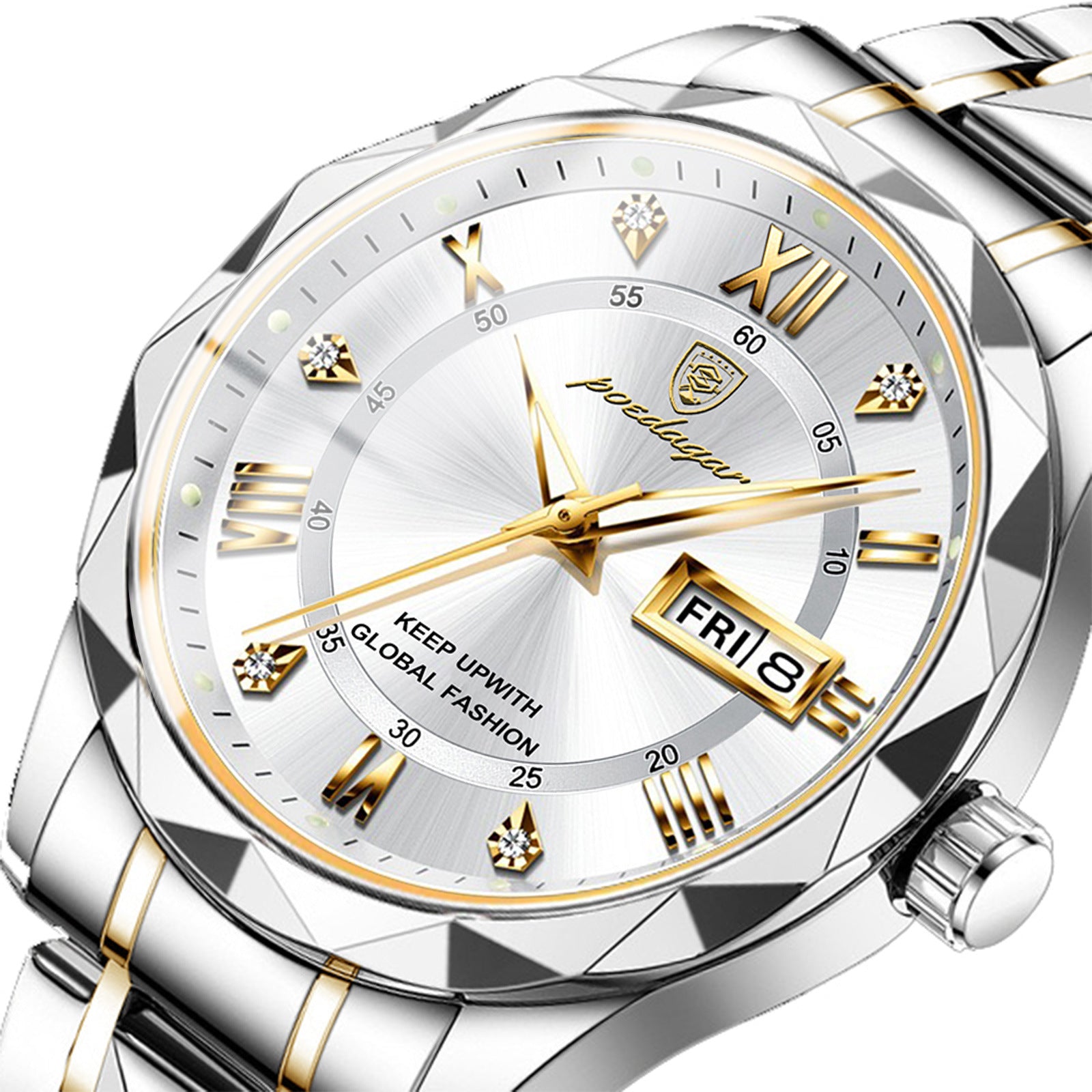 Swiss Brand Waterproof Luminous Men's Quartz Watch