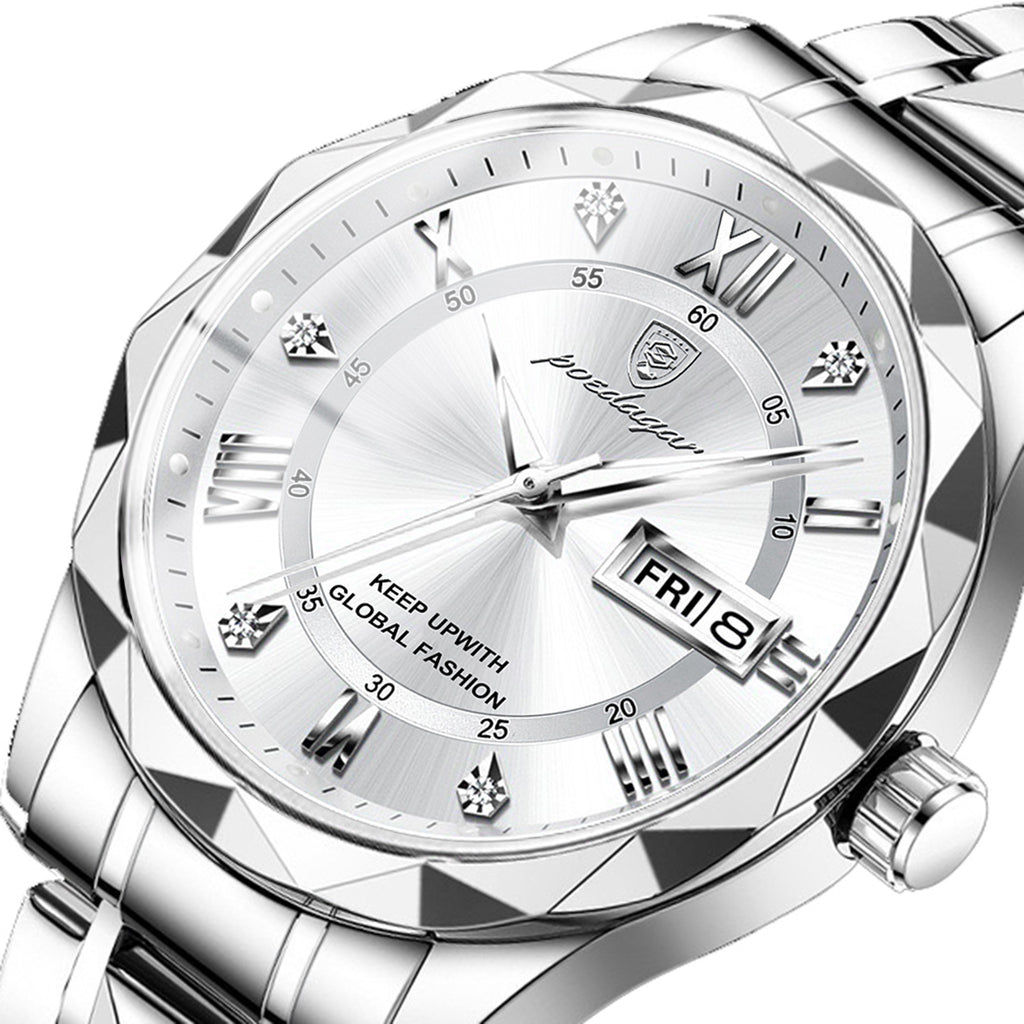 Swiss Brand Waterproof Luminous Men's Quartz Watch
