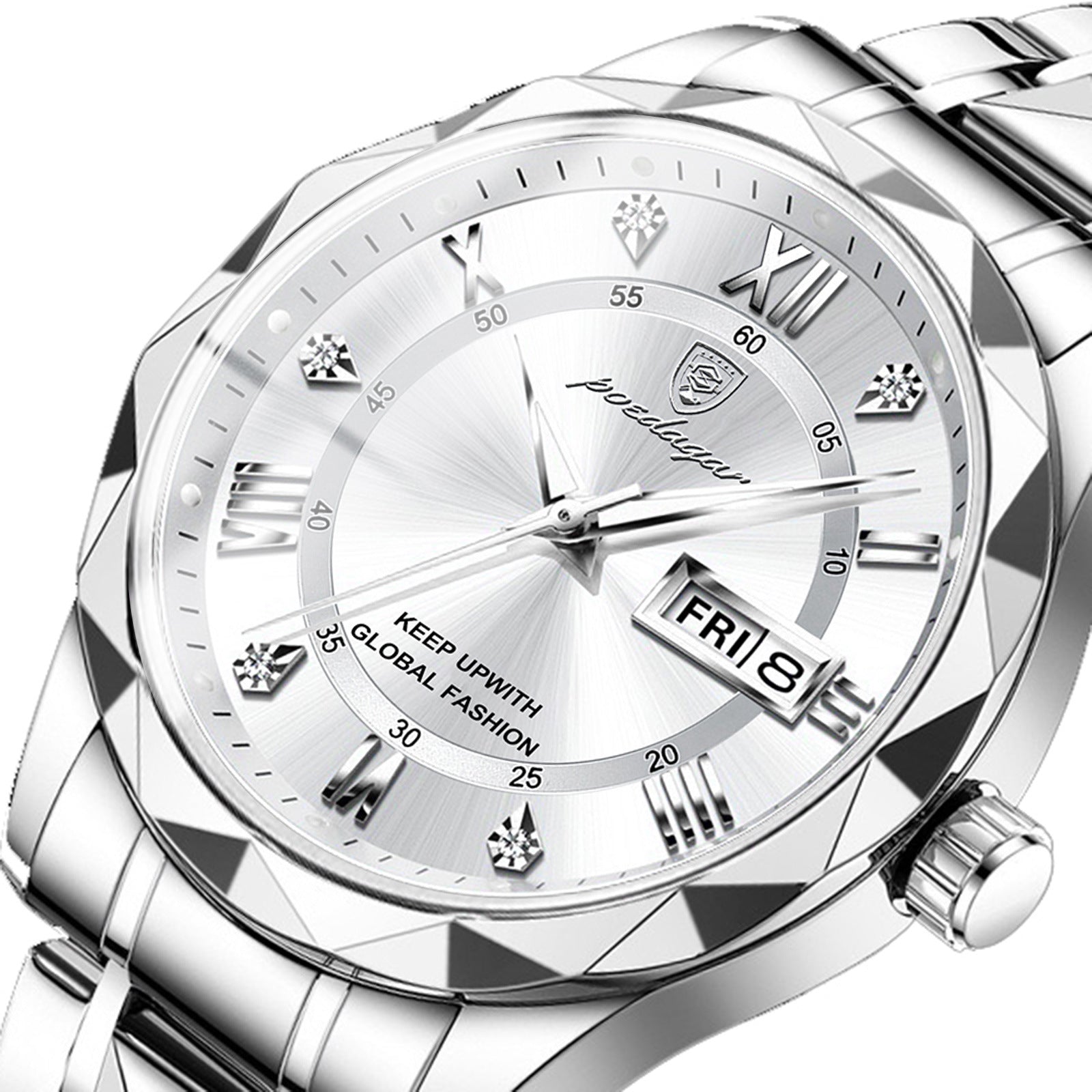 Swiss Brand Waterproof Luminous Men's Quartz Watch