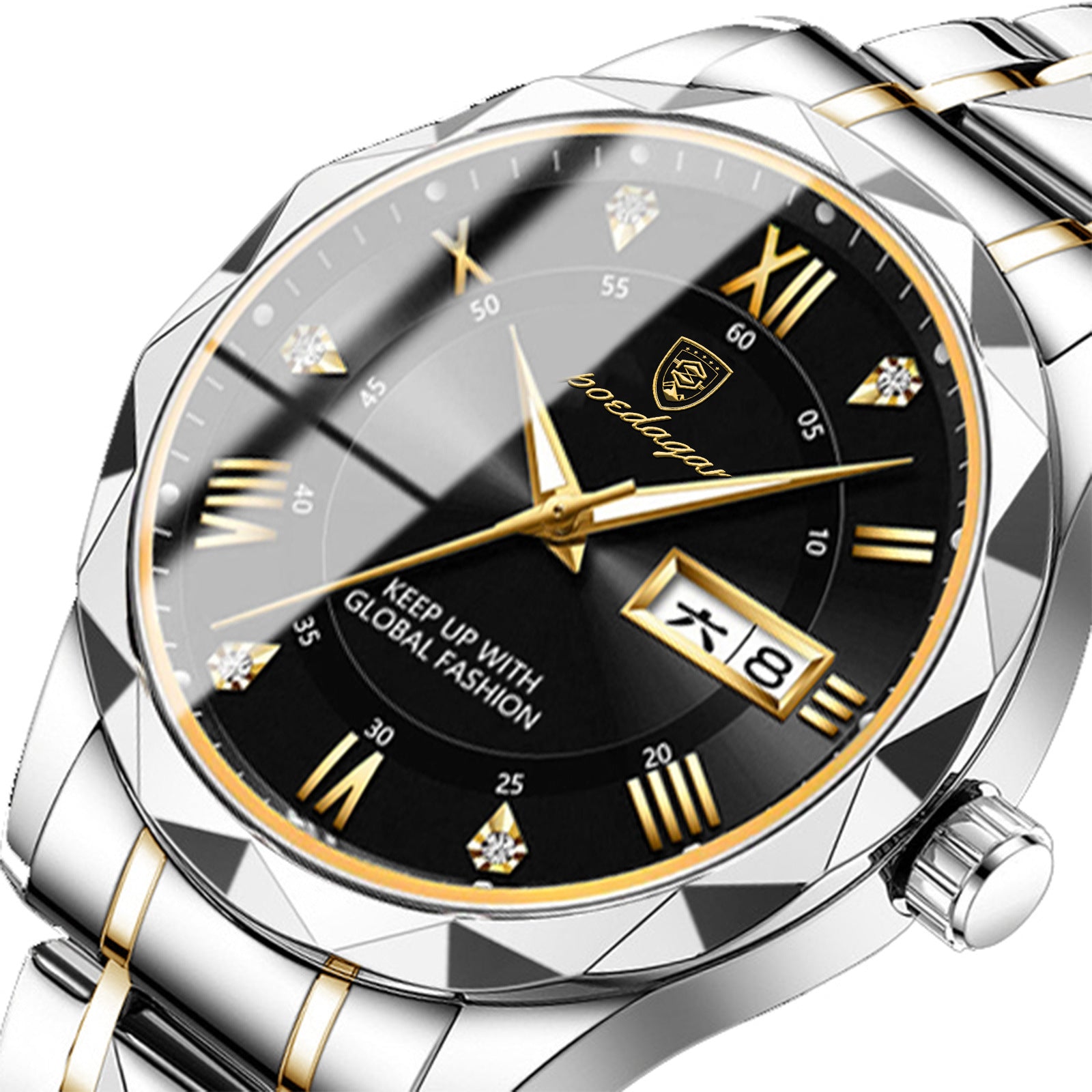 Swiss Brand Waterproof Luminous Men's Quartz Watch